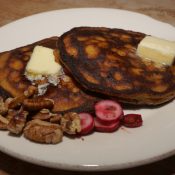 Sweet Potato Cranberry Pancakes